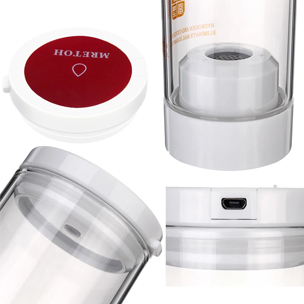 Генератор водорода ионизатор воды для чистого H2 Стекло бутылки ...