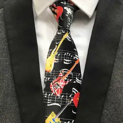 9 см новые дизайнерские Для мужчин музыка галстук уникальный музыкальный галстуки оптом
