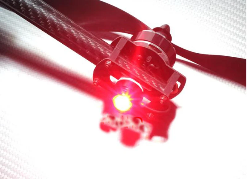 2 шт. 12 В 1,5 Вт Светодиодный светильник индикатор Алюминиевый Чехол светильник s сигнал поворота яркий налобный светильник Ночной светильник s для радиоуправляемого дрона FPV мультиротора