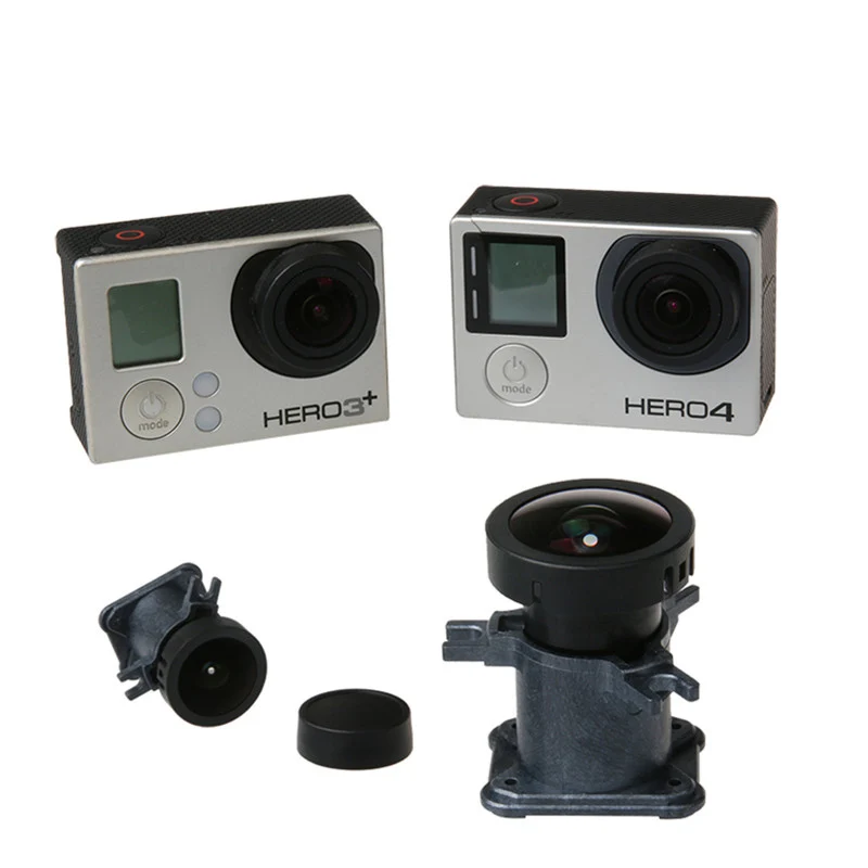 Аксессуары для экшн камеры 12Mp Ir объектив Gopro Hero 4 3 + 150 градусов стекло ультра