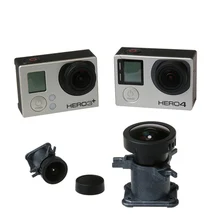 Action Camera Accessories 12Mp Ir Lens For Gopro Hero 4 3 3+ 150 Degree Glass Ultra Wide Angle Lens For Go Pro Replacement Kit fisheye lens for go pro 1 2 3 16 megapixel 1 2mm 220 degree super lens for gopro hero 4 3 3 black silver edition accessories