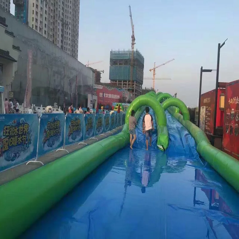 Большая надувная горка для отдыха на открытом воздухе 20 м|water slide|outdoor inflatablelarge water