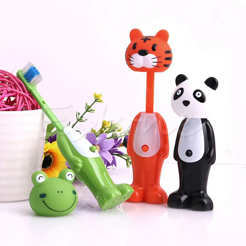 Cartoon Kids Toothbrush Children Soft Bristle Telescopic tooth Brus Mouth Clean