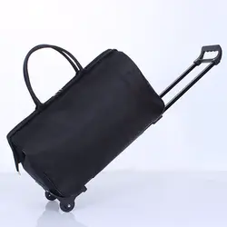Мужская Дорожная сумка для багажа сумка большой емкости Сумка-интернат сумка тележка переносная Мужская тяга модные колеса ночные сумки