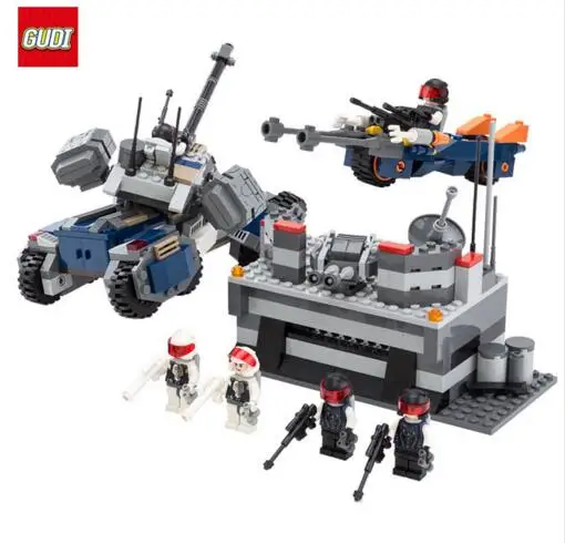 8216 530pcs Science fiction Constructor Model Kit Blocks Compatible LEGO Bricks Toys for Boys Girls Children Modeling