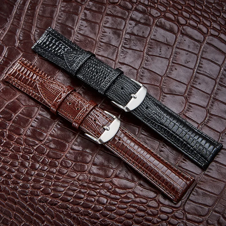 Ремешок для часов Omega Seiko Mido черный коричневый кожаный ремешок 12 14 16 18 20 22 24 мм |