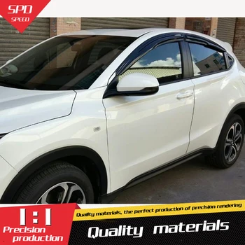 

For Honda Vezel Plastic Window Visor Vent Shades Sun Rain Deflector Guard For Honda Vezel Auto Accessories 4PCS/SET 2015-2018