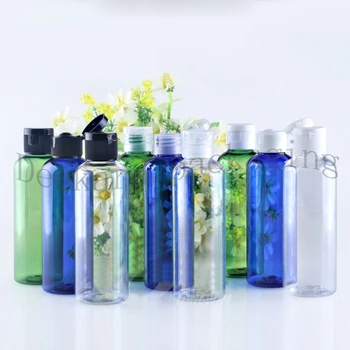 

100pcs 100ml bottle flip butterfly lid bottle liquid medicine bottle,100cc cosmetic lotion PET bottles container with cap