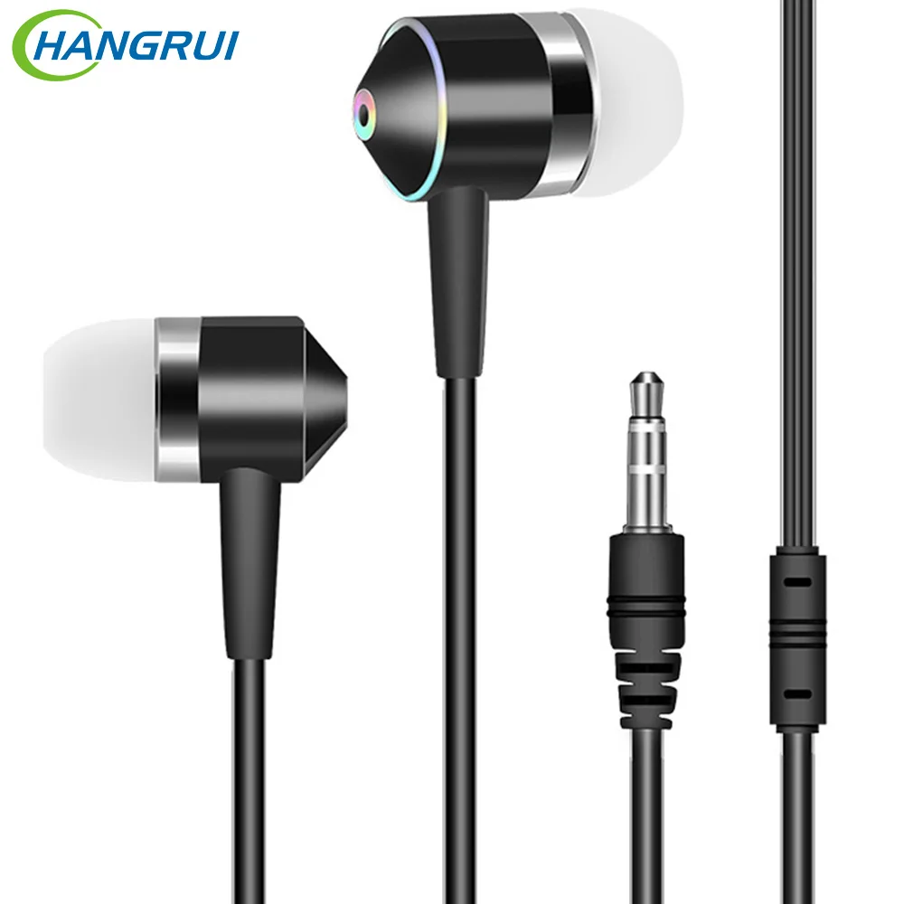

Hangrui In-Ear Earphone Wired Earphones For iPhone XS X 7 8 Fever Stereo Sound Headset fone de ouvido For Xiaomi Redmi Note 5