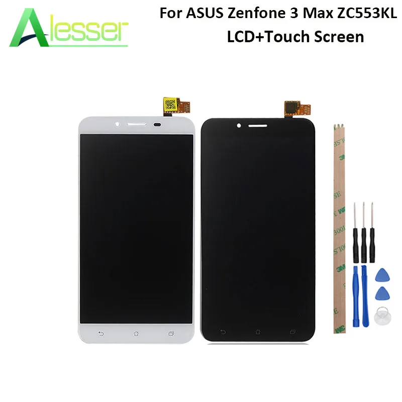 Alesser для ASUS Zenfone 3 Max ZC553KL 5 ''ЖК-дисплей Замена сенсорного экрана телефон +