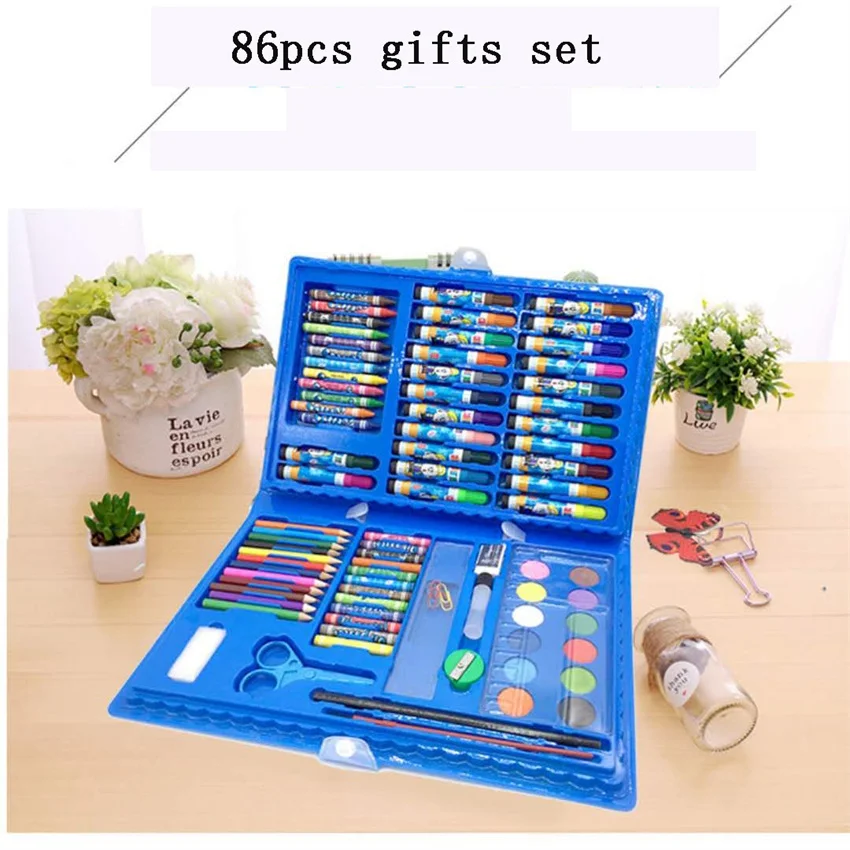 	Drawing Coloring Watercolor Pen Crayon Coloured Pencils Oil paintings Suit Stationery Set Children's art supplies