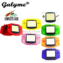 Горячая многоцветной пластиковый корпус оболочка упаковка линз для GameboyAdvance GBO DMG чехол Ремонт Часть крышка игра ручной мальчик Advance