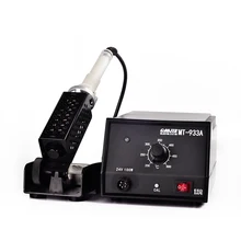 Высокое качество регулируемый Temperature100W 220 V паяльная станция с цифровым железная стойка для паяльная сварочная набор инструментов для ремонта MT-933A