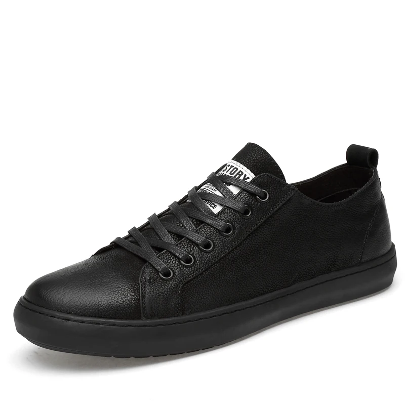 black leather sneakers (1)