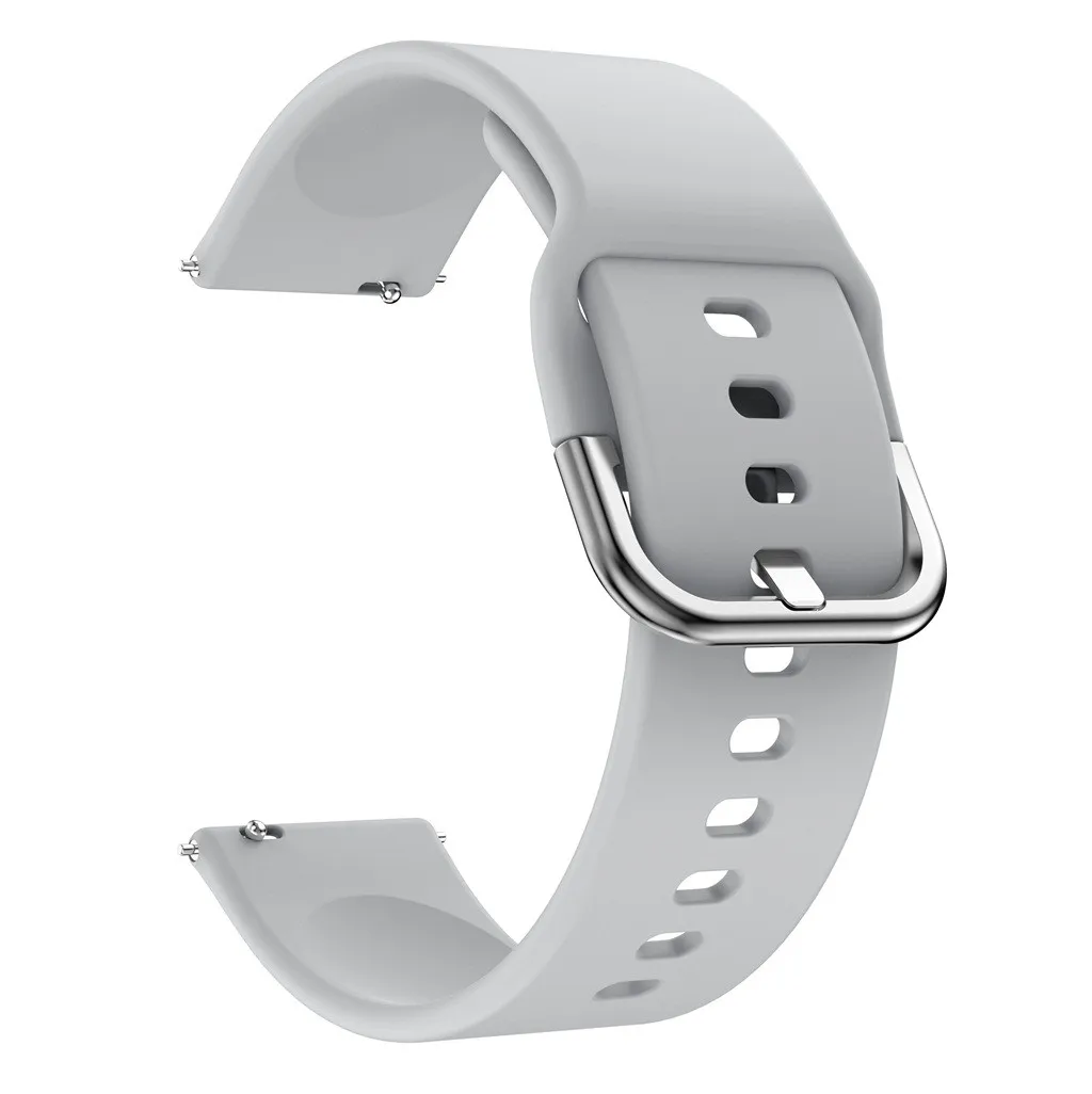Ремешки для наручных часов Силиконовые сменные мужские Т-образные ремешки для Xiaomi Huami Amazfit Bip Молодежные часы модные спортивные мужские Ремешки для наручных часов - Цвет ремешка: Gray