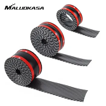 

Car Stickers 5D Carbon Fiber Rubber Sticker DIY Car Tuning Sticker Door Sill Protector Scratchproof Trim Strip Auto Accessories
