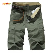 Мужские летние шорты Карго с несколькими карманами, армейские тактические шорты, мужские хлопковые военные шорты, повседневные свободные шорты до колен, 40