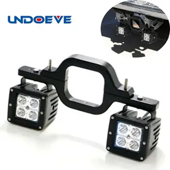 

Undoeve Tow Hitch Mount 3X3" 16W LED Pod Backup Reverse Lights Rear Search Lighting Off-Road Work Lamps For Truck SUV Trailer