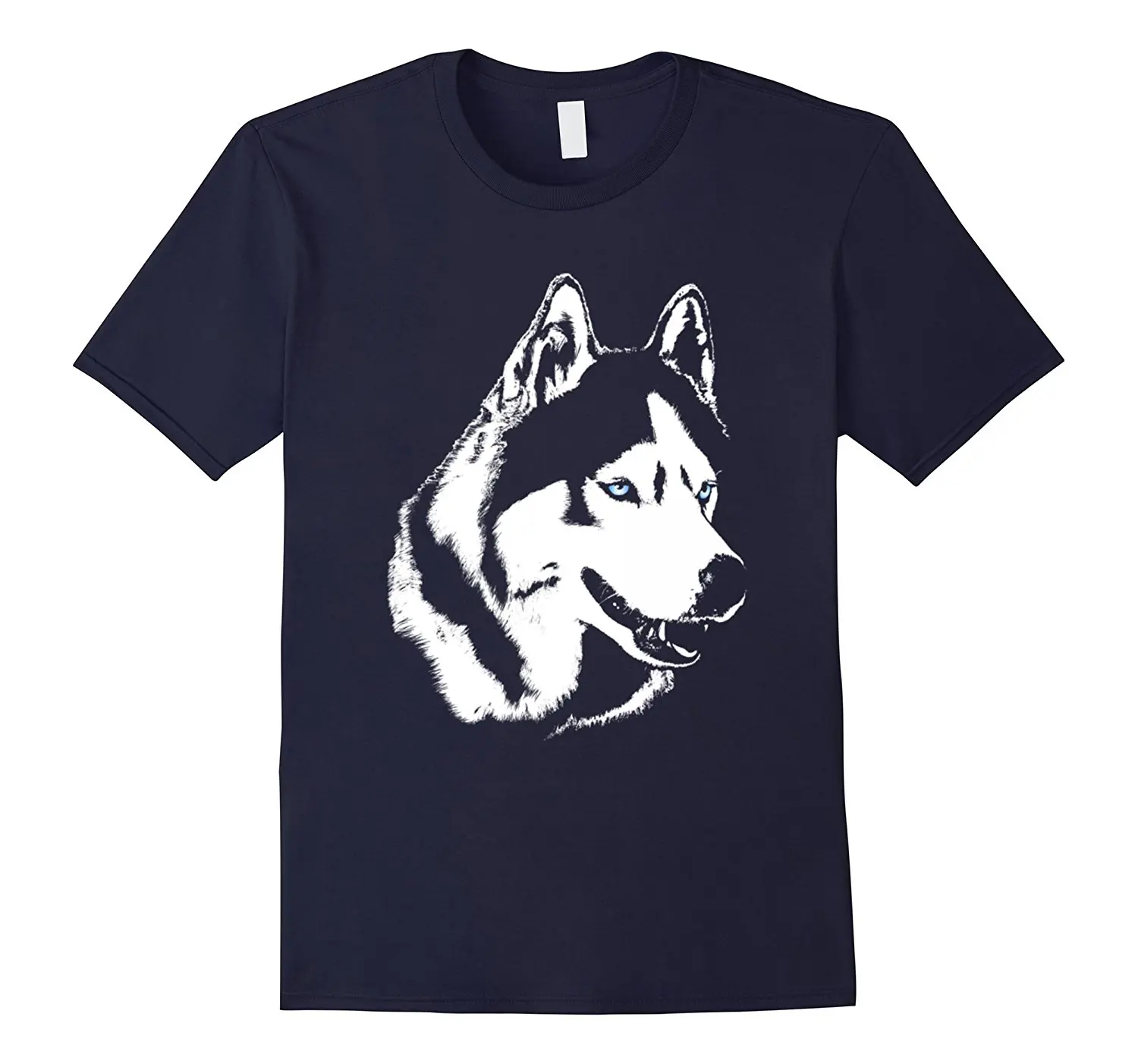 Siberian Husky T shirt New Mens Spring Summer Dress Short Sleeve Casual