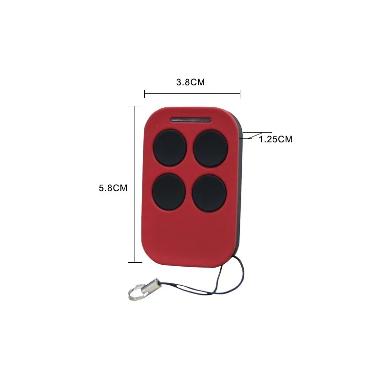4 button remote control transmitter used for gates and garage door operating equipments
