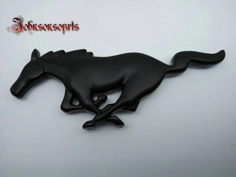 1 шт. Высокое качество 3D Металл Mustang бегущая лошадь Автомобильная Эмблема Логотип передний капот решетка значок автомобильный Стайлинг