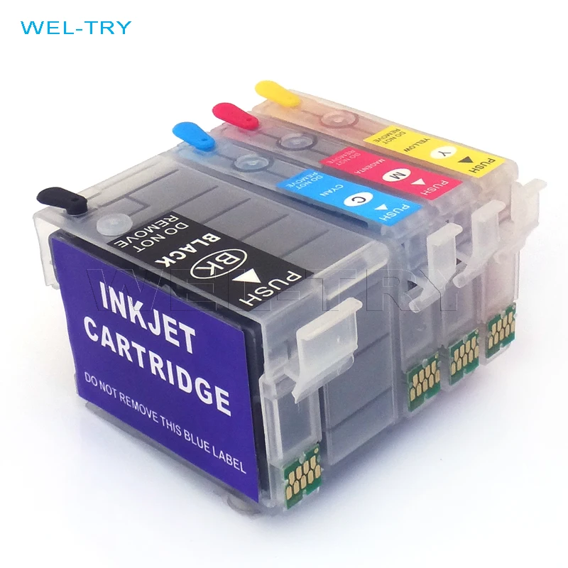 T2521 T2522 T2523 T2524 T252XL1 T252XL4 T252XL T252 252 Заправляемый картридж для EPSON WF 3620 3640 7110 7610 7620