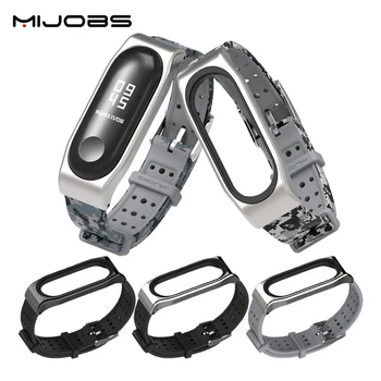 

Mijobs Silicone Strap for Xiaomi Mi Band 3 Watchband Bracelet for Xiaomi Miband 3 Wristband Smart Watch Mi Band3 Wrist Strap Mi3