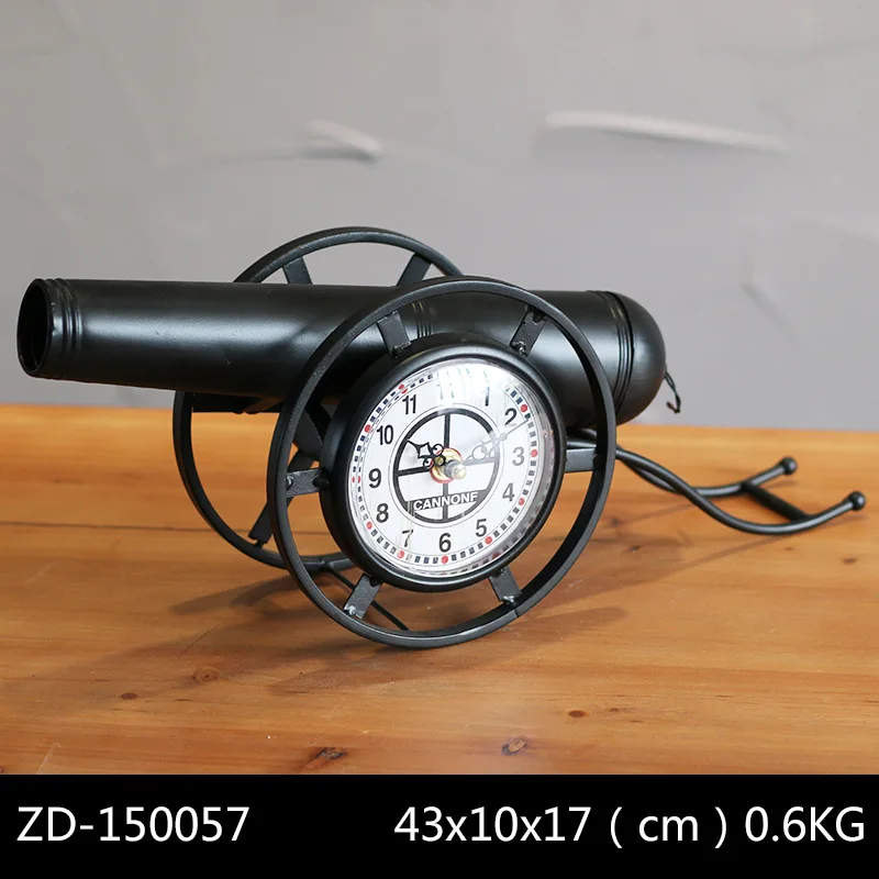 Креативные винтажные электронные настольные часы Cannon модель украшения дома
