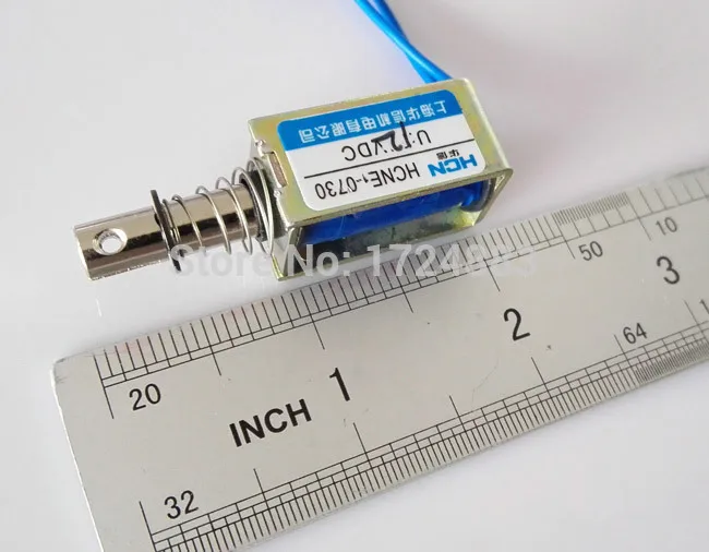 

3PCS12VDC /6VDC/24VDC 10mm tensile 5N Force Open Frame Solenoid Electromagnet, HCNE1-0730