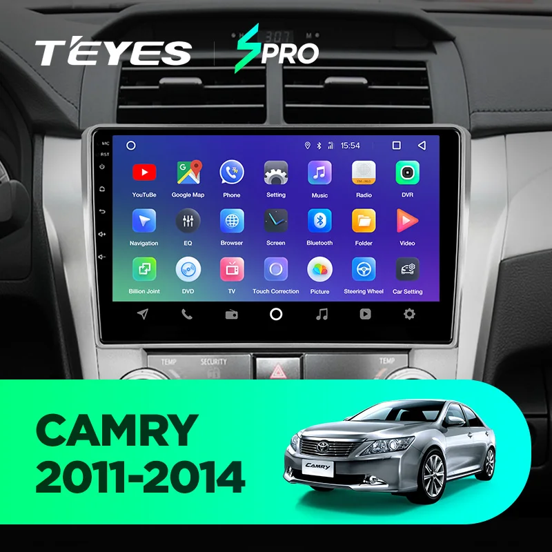 TEYES SPRO Штатное Головное устройство For Toyota Camry 50 2012- GPS Android 8.1 aвтомагнитола магнитола автомагнитолы Андроид для Тойота Камри аксессуары штатная магнитола автомобильная мультимедиа