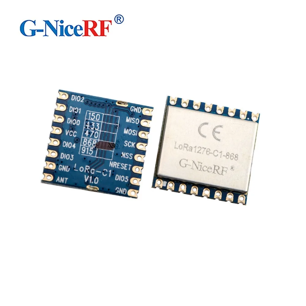 

4PCS/Lot LoRa1276-C1 SX1276 20dBm -139 dBm High Sensitivity 4Km-6Km in Open Area 915MHz/868MHz Wireless Module