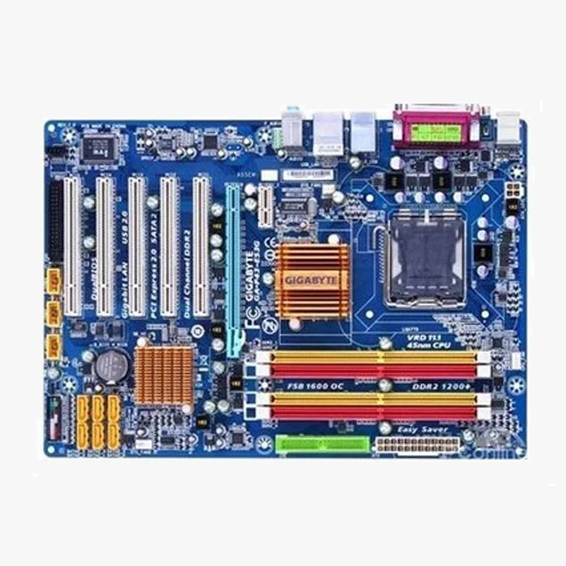 GIGABYTE Mother Board P43 GA P43 ES3G LGA 775 ATX Desktop PC Computer