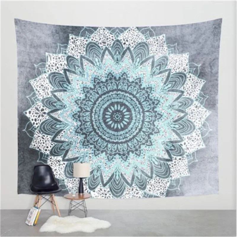 

Lotus Mandala Tapestry Wall Hanging Hippie Bohemia Witchcraft Tapestry Art Mattress Beach Yoga Mat Throw Rug Wall Decor Tapestry