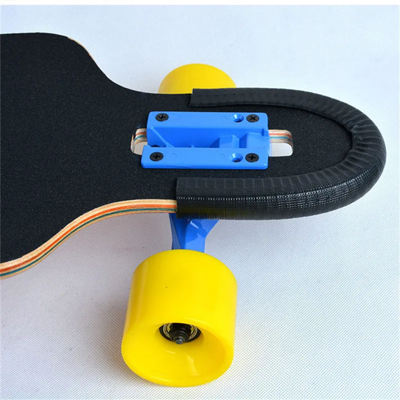 1 زوج جودة Longboard غطاء للحماية القضبان لوح التزلج الوفير سكيت قطاع ل مزدوجة الروك الأسماك متن السفينة
