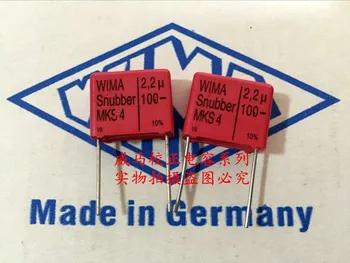 

2020 hot sale 10pcs/20pcs Germany WIMA Snubber MKS4 100V 2.2UF 100V 225 2U2 P: 15mm Audio capacitor free shipping