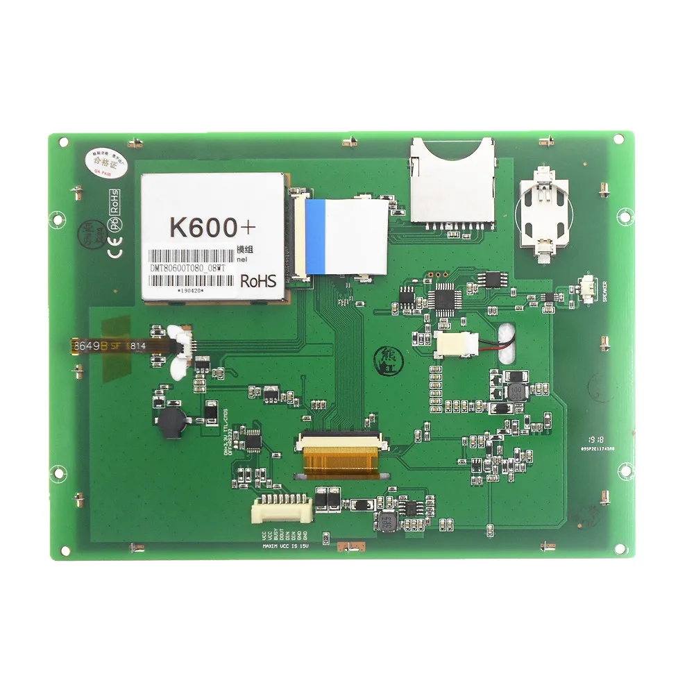 DMT80600T080_08W 8 дюймов DGUS промышленные серийный дисплей СИД высокой яркости экрана