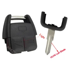 3 Button Remote Key Fob Case Shell Replacement for Vauxhall Opel Vectra Astra Omega Signum Car Accessaries HU46 Left Blade Cover