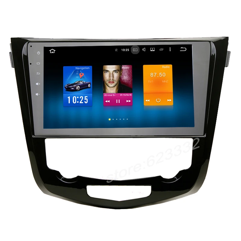 Best for Nissan Qashqai X-trail 2014-2018 Android 8.0 car GPS radio player with Octa core px5 4+32G wifi 4g usb auto Multimedia 1