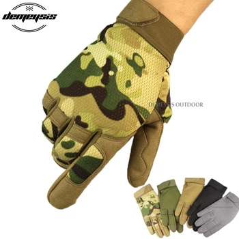 

Full Finger Outdoor Sports Training Gloves Hiking Game Camping Military Tactical Gloves Army Shooting Cycling Airsoft Gloves
