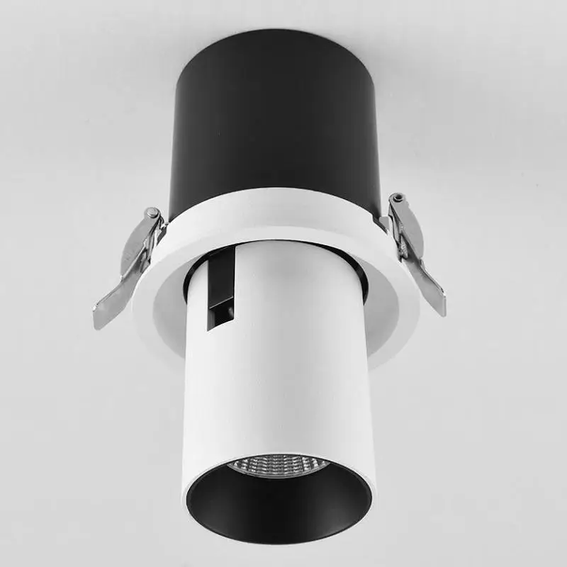10 Вт Телескопический COB светодиодные потолочные лампы вниз свет AC110V к AC240V