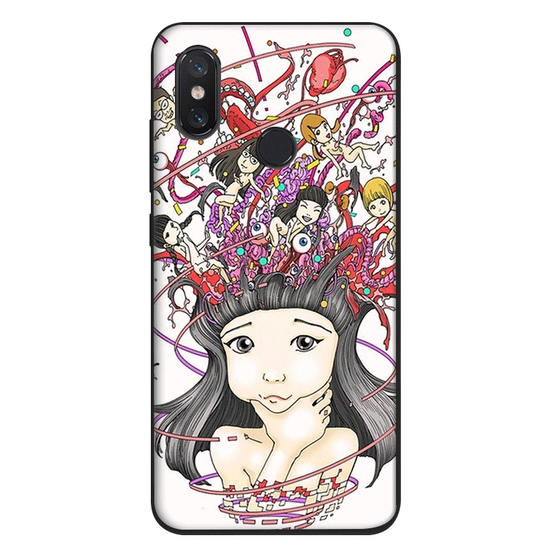 Чехол для Xiaomi Mi 5 телефона Gerleek Shintaro Kago Horror 6 8 9 9E 5S MAX 3 A1 A2 5X 6X Lite F1 Mix 2S|Чехлы-накладки|