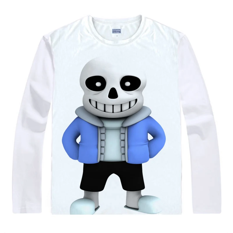 Футболка Coolprint с аниме Тоби лиса Undertale футболки в разных стилях длинным рукавом