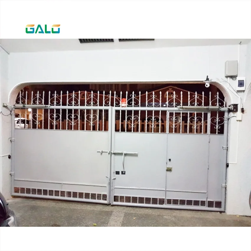 Металлический материал AC110V/AC220V 400 кг на лист двойная бабочка-ворота Автоматизация электрические распашные ворота для дома или
