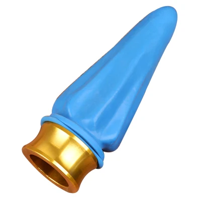 Открытый Мощный карманный стрельба алюминиевый сплав игрушка Рогатка чашка резиновый чехол Портативный латекс Рогатка поп катапульта инструменты - Цвет: Golden-no lid