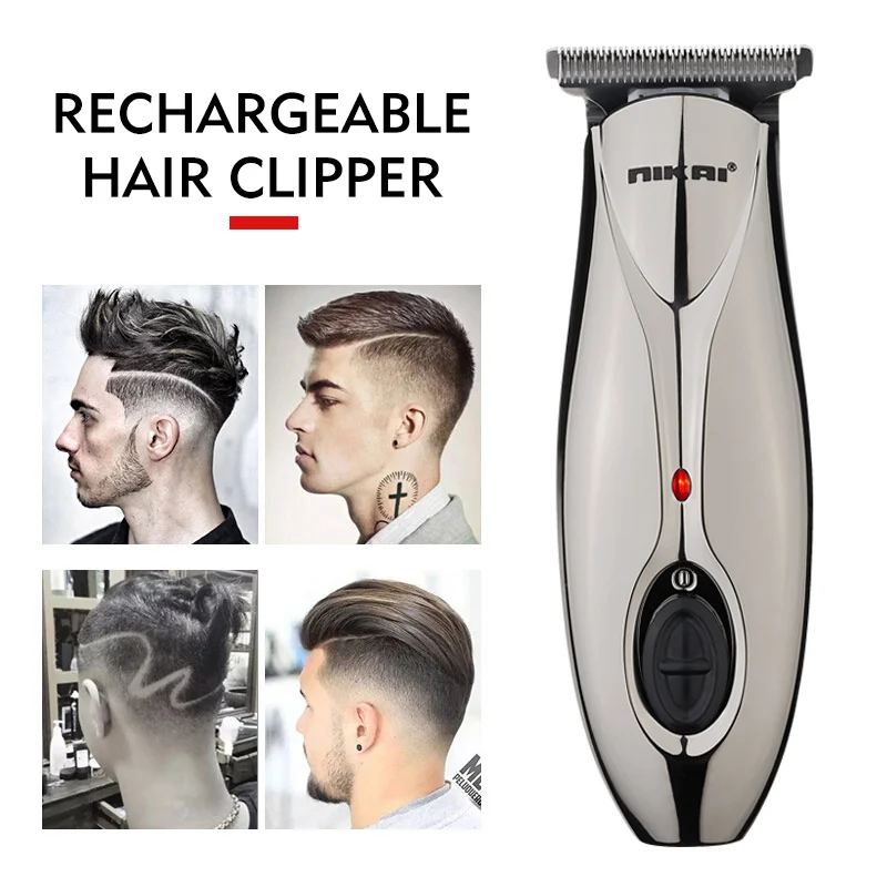 

Shaving Barber Razor Fashion Hair Trimming Tools Silvery Health Beauty Portable Clippers