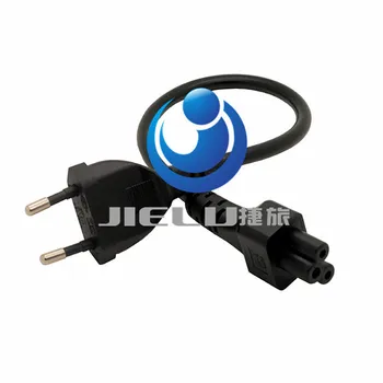 

European 2pin Male Plug to IEC 320 C5 Micky Adapter Cable For Notebook Power Supply,5 PCS,30CM,EU Power Adaptor Cord