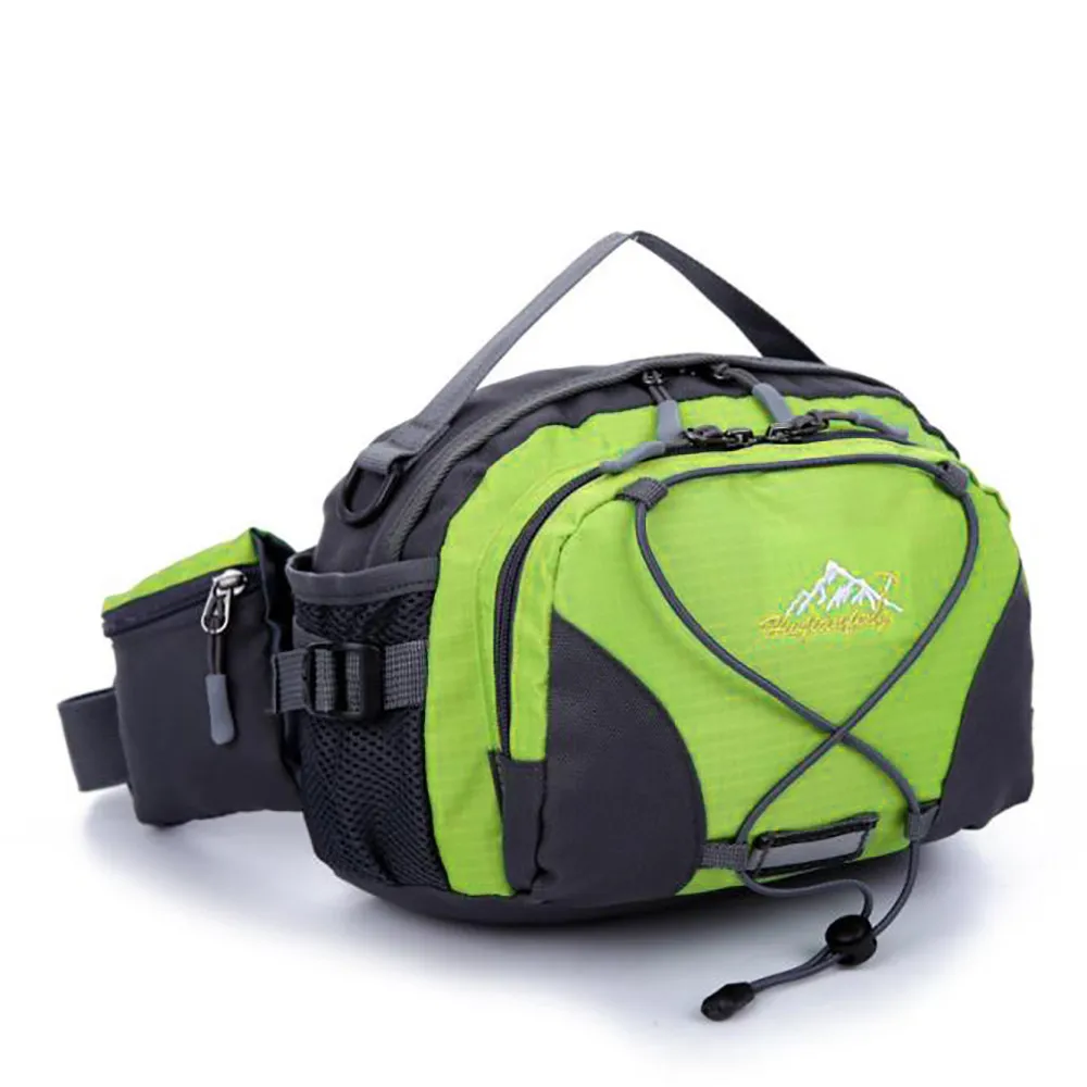 Водонепроницаемая сумка на ремне для бега поясная сумка поясная Спортивная туристическая Наплечная Сумка - Цвет: Зеленый цвет