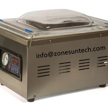 ZONESUN DZ-260 стол-стиль вакуумная упаковочная машина, нержавеющая сталь корпус герметик вакуумная упаковочная машина