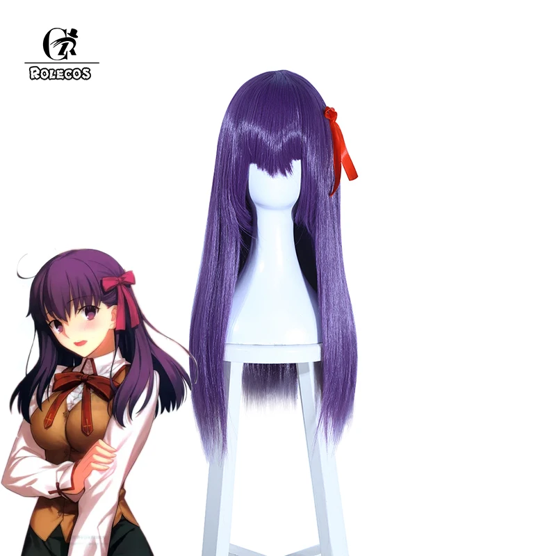 Головной убор для косплея ROLECOS Fate Sakura USB синтетические волосы Stay Night 60 см/23 6 дюйма