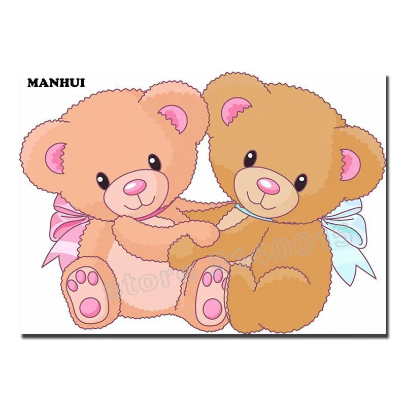 Алмазная вышивка небольшой bearDIY 5d Даймонд живописи наборы для вышивки бисером